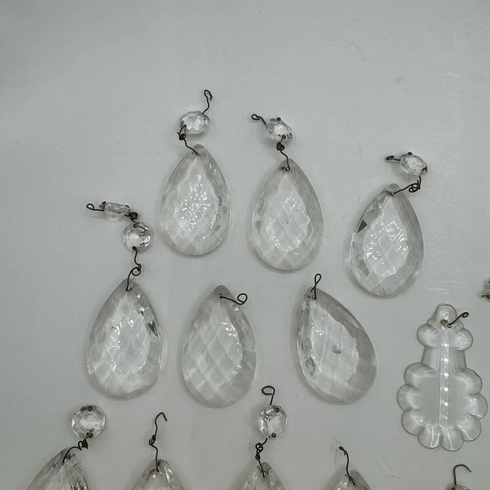 LOT OF 19 Vintage Glass FRENCH PENDALOGUE 2